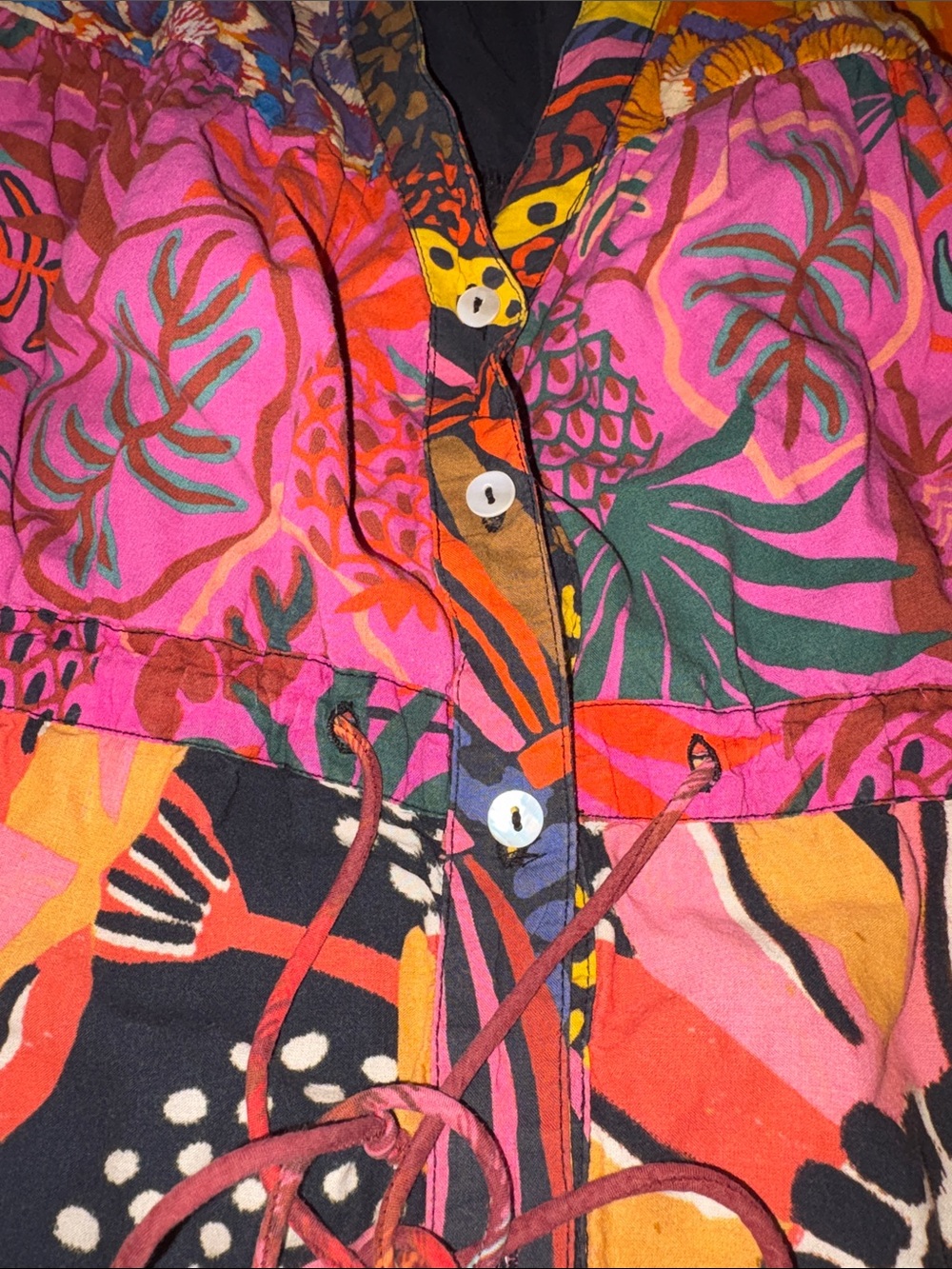 FARM RIO for Anthropologie Button Front Maxi Dress - Picture 4 of 7